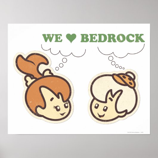 PEBBLES™ en Bam Love Bedrock Poster (Voorkant)