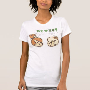 PEBBLES™ en BAMM-BAMM™ houden van Natuur T-shirt