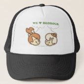 PEBBLES™ en BAMM-BAMM™ Love Bedrock Trucker Pet (Voorkant)