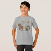 PEBBLES™ en BAMM-BAMM™ Love Food T-shirt (Voorkant volledig)