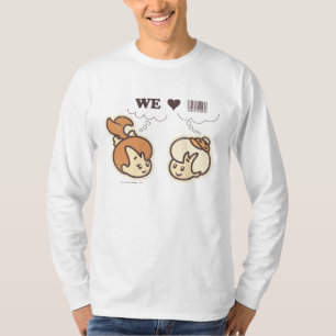 PEBBLES™ en BAMM-BAMM™ Wij houden van T-shirt