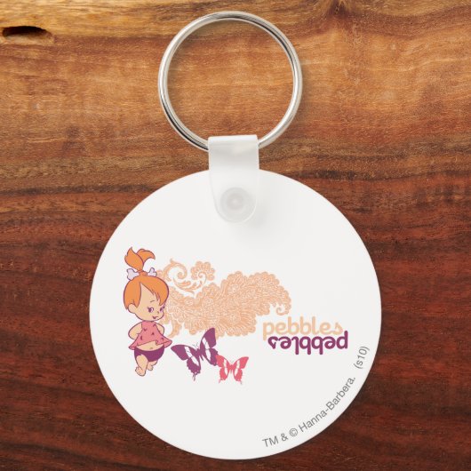 PEBBLES™ en Butterflies Sleutelhanger (Voorkant)