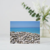 Pebbles en Zee Briefkaart (Staand voorkant)