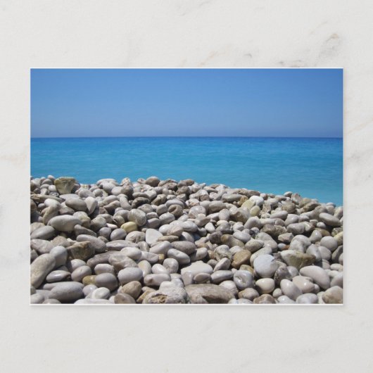 Pebbles en Zee Briefkaart (Voorkant)