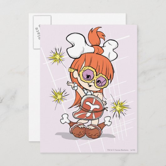 PEBBLES™ Goes Gaga Briefkaart (Voorkant / Achterkant)