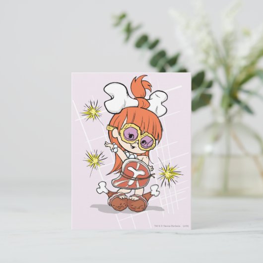 PEBBLES™ Goes Gaga Briefkaart (Staand voorkant)