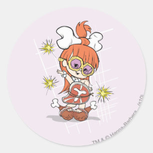 PEBBLES™ Goes Gaga Ronde Sticker