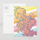 PEBBLES™ Grooming Bam Bam Briefkaart (Voorkant / Achterkant)