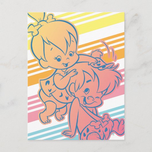 PEBBLES™ Grooming Bam Bam Briefkaart (Voorkant)