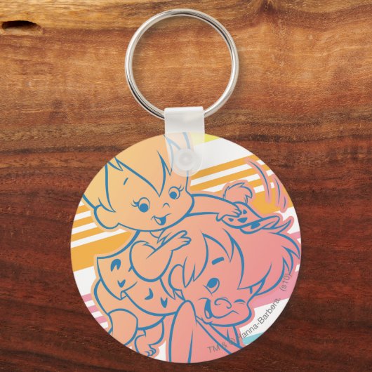 PEBBLES™ Grooming Bam Bam Sleutelhanger (Voorkant)