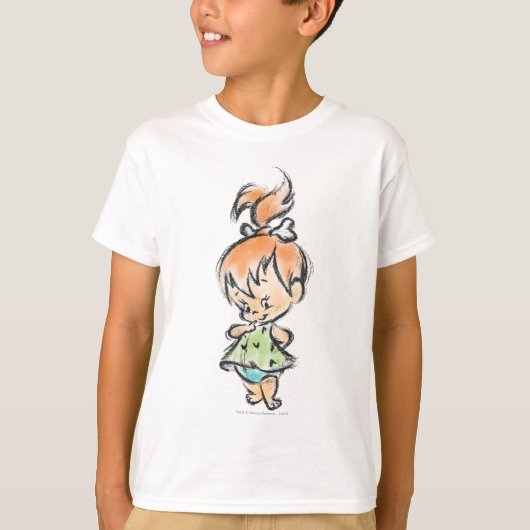 PEBBLES™ - Handtekening schets T-shirt (Voorkant)
