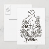 PEBBLES™ Heartbreaker B&W Briefkaart (Voorkant / Achterkant)