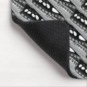 Pebbles in de nachtgrijze kunst muismat (Hoek)