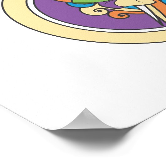 PEBBLES™ in de sterren � Poster (Hoek)