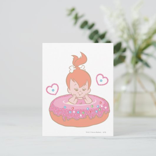 PEBBLES™ in Donut Briefkaart (Staand voorkant)