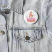 PEBBLES™ in Donut Ronde Button 5,7 Cm (In situ)