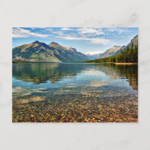 Pebbles in het meer briefkaart