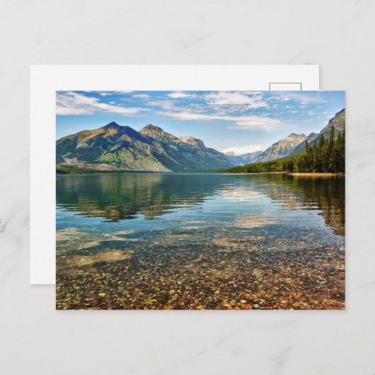 Pebbles in het meer briefkaart (Voorkant / Achterkant)