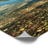 Pebbles in het meer poster (Hoek)