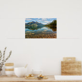 Pebbles in het meer poster (Keuken)