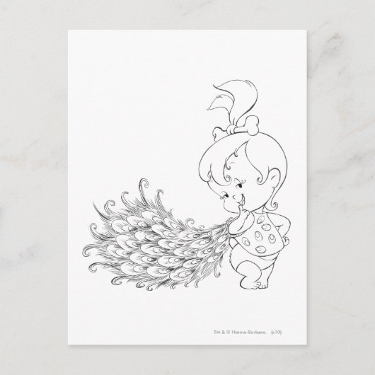 PEBBLES™ in Peacock Briefkaart (Voorkant)