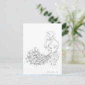 PEBBLES™ in Peacock Briefkaart (Staand voorkant)