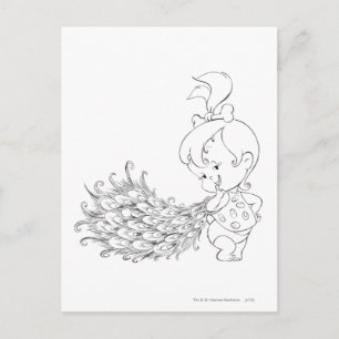 PEBBLES™ in Peacock Briefkaart