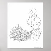 PEBBLES™ In Peacock Poster (Voorkant)