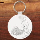 PEBBLES™ in Peacock Sleutelhanger (Voorkant)