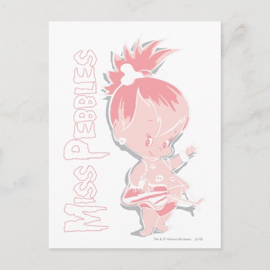 PEBBLES™ in Roze Briefkaart (Voorkant)