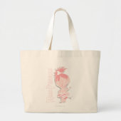PEBBLES™ in roze Grote Tote Bag (Voorkant)