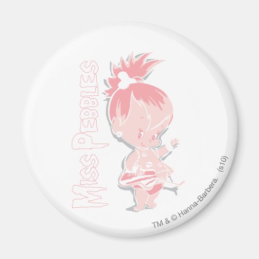 PEBBLES™ in roze Magneet (Voorkant)