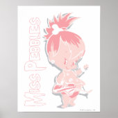 PEBBLES™ in roze Poster (Voorkant)