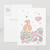 PEBBLES™ Love Swirls Briefkaart (Voorkant / Achterkant)