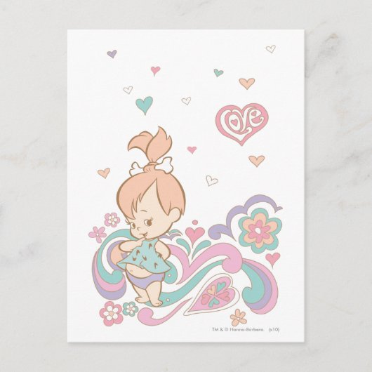PEBBLES™ Love Swirls Briefkaart (Voorkant)