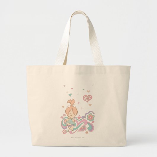 PEBBLES™ Love Swirls Grote Tote Bag (Voorkant)
