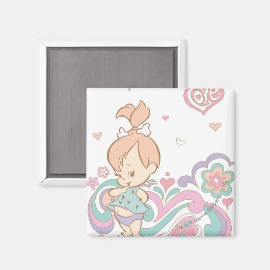 PEBBLES™ Love Swirls Magneet (Voorkant / Achterkant)