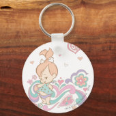PEBBLES™ Love Swirls Sleutelhanger (Voorkant)