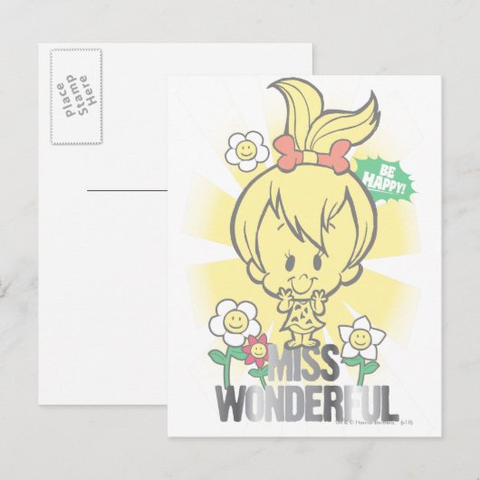 PEBBLES™ Miss Wonderful Briefkaart (Voorkant / Achterkant)