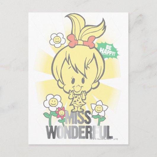 PEBBLES™ Miss Wonderful Briefkaart (Voorkant)
