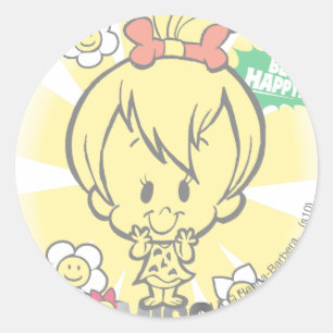 PEBBLES™ Miss Wonderful Ronde Sticker