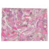 Pebbles Mosaic Art - Roos Blush Pink Groot Cadeauzakje (Achterkant)