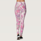 Pebbles Mosaic Art - Roos Blush Pink Leggings (Achterkant)