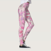 Pebbles Mosaic Art - Roos Blush Pink Leggings (Rechts)