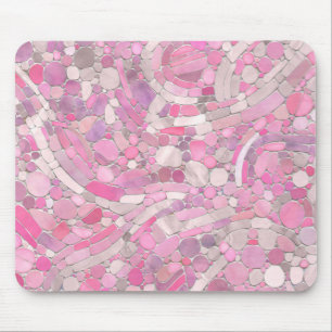 Pebbles Mosaic Art - Roos Blush Pink Muismat