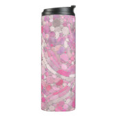 Pebbles Mosaic Art - Roos Blush Pink Thermosbeker (Gedraaid links)