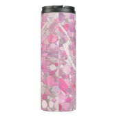 Pebbles Mosaic Art - Roos Blush Pink Thermosbeker (Achterkant)