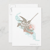 PEBBLES™ Natuur Girl Briefkaart (Voorkant / Achterkant)