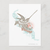 PEBBLES™ Natuur Girl Briefkaart (Voorkant)