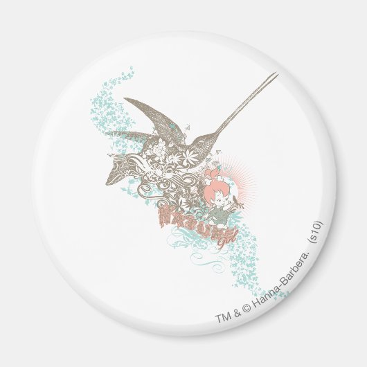 PEBBLES™ Natuur Girl Magneet (Voorkant)